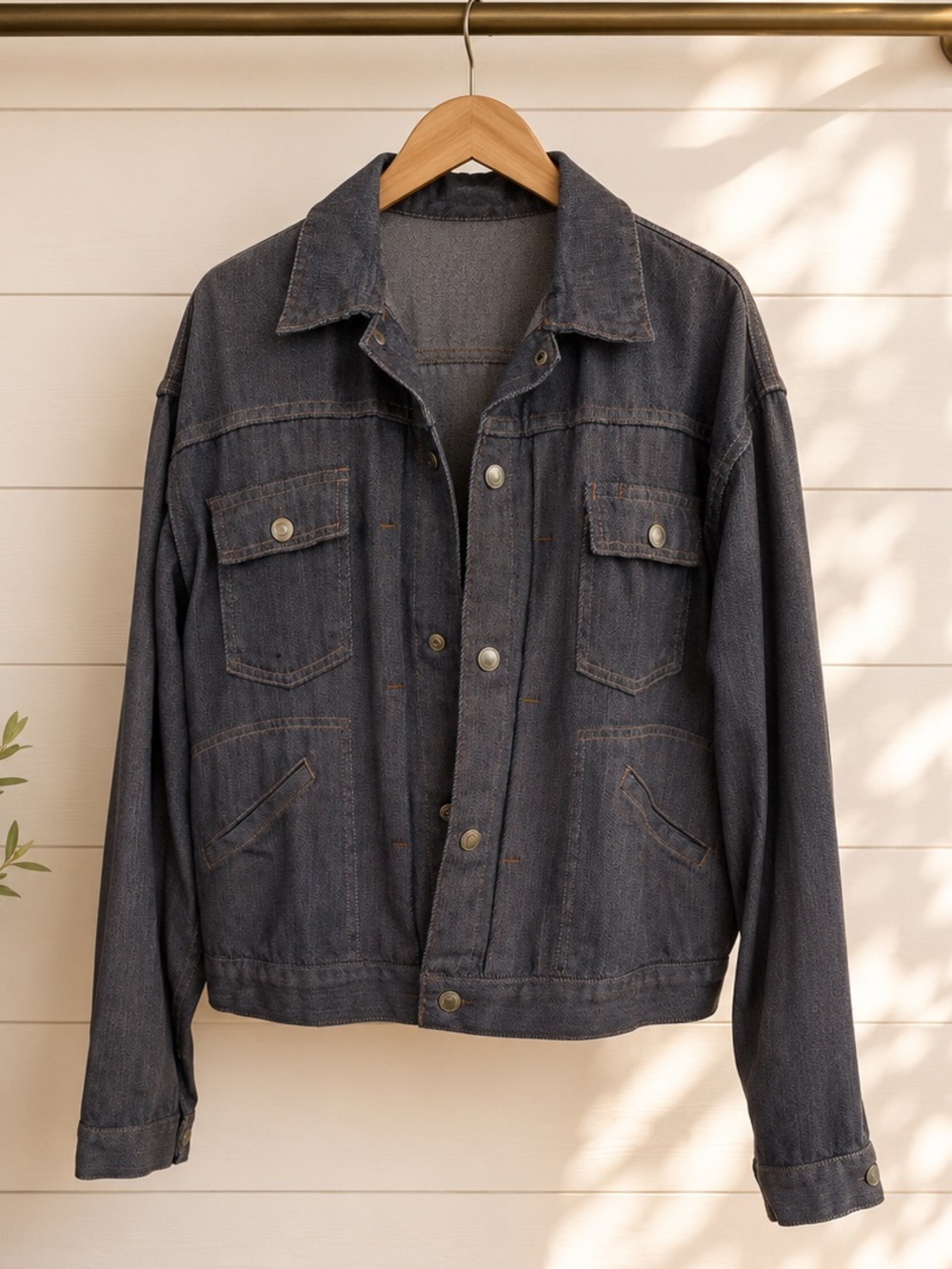 Handmade Faux Women's Jean Jacket